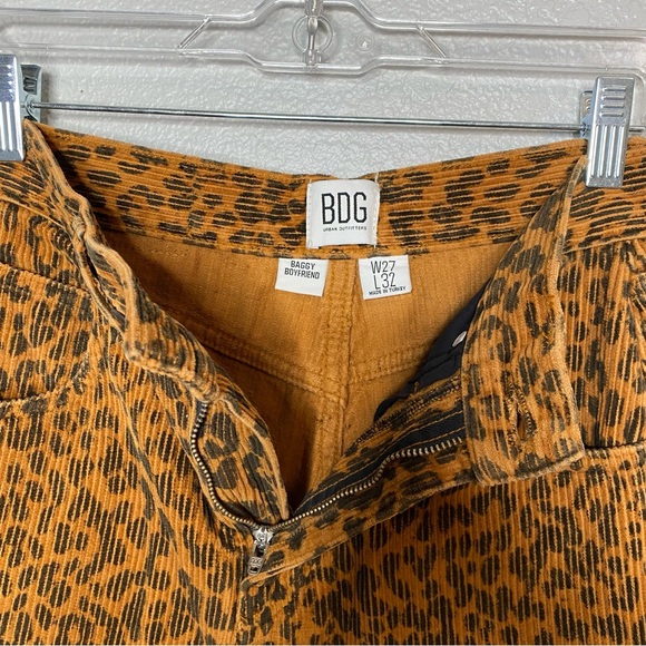 BDG High Rise Leopard Print Jeans - Brown - Picture 5 of 8
